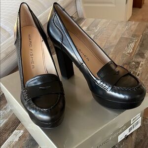 Marc Fisher Platform Loafers